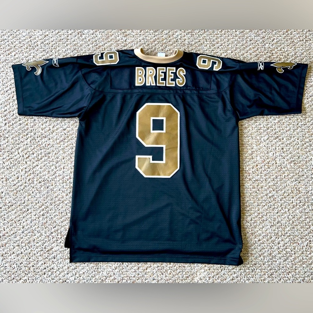 Reebok NFL New Orleans Saints Drew Brees #9 Team Jersey Men’s Size XL